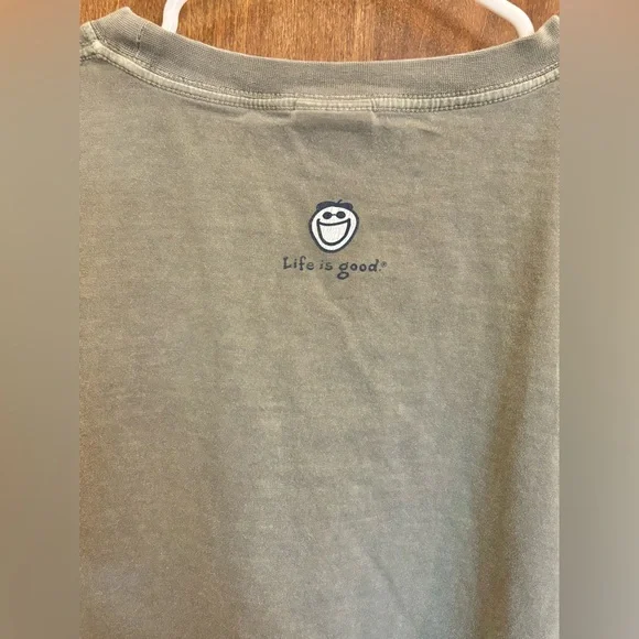 Life is Good Guitar theme t shirt men size large - Picture 4 of 5